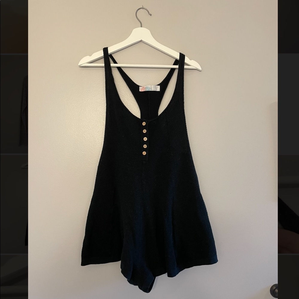 Free People Knit Beach Romper